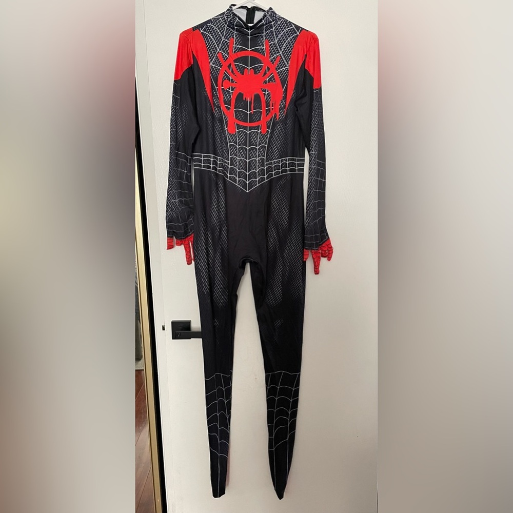 Adult Spin zip up spandex costume